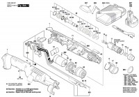 Bosch 0 602 492 609 ANGLE EXACT 10-650 Cordless Screw Driver Spare Parts